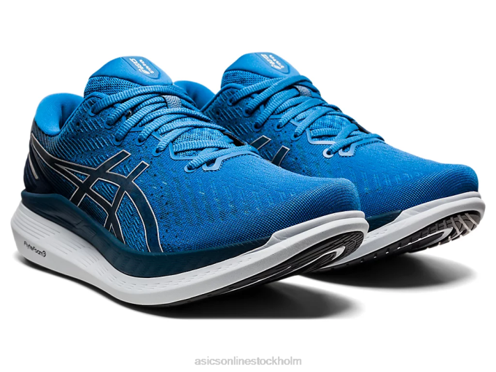 Asics glider 2 män D6D01922 återfödd blå/svart