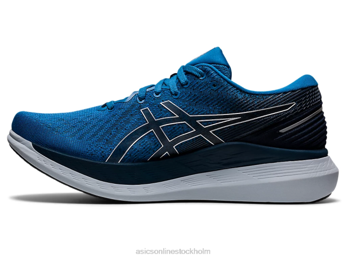Asics glider 2 män D6D01922 återfödd blå/svart