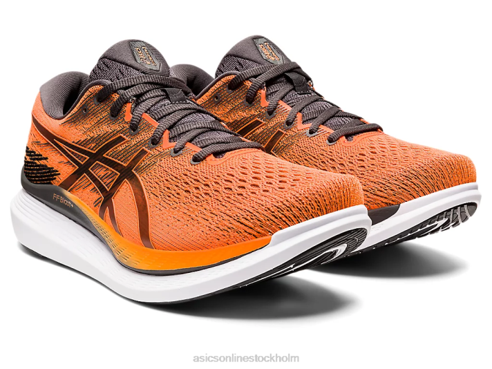 Asics glider 3 män D6D01142 chockerande orange/svart