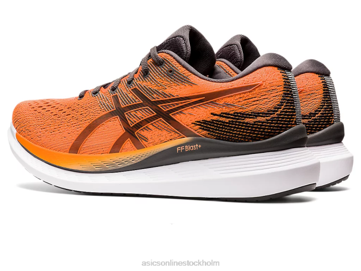 Asics glider 3 män D6D01142 chockerande orange/svart