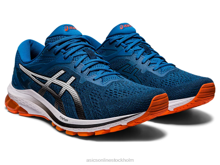 Asics gt-1000 10 män D6D01927 återfödd blå/svart