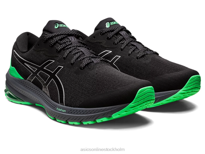 Asics gt-1000 11 lite-show män D6D0730 svart/ny blad