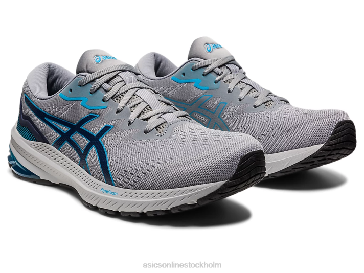 Asics gt-1000 11 män D6D0101 piemontegrå/indigoblå