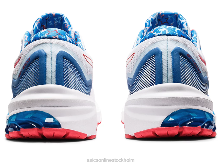 Asics gt-1000 11 män D6D01278 vit/elektrisk röd