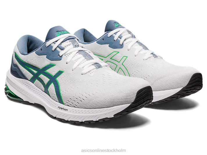 Asics gt-1000 11 män D6D0606 vit/stålblå