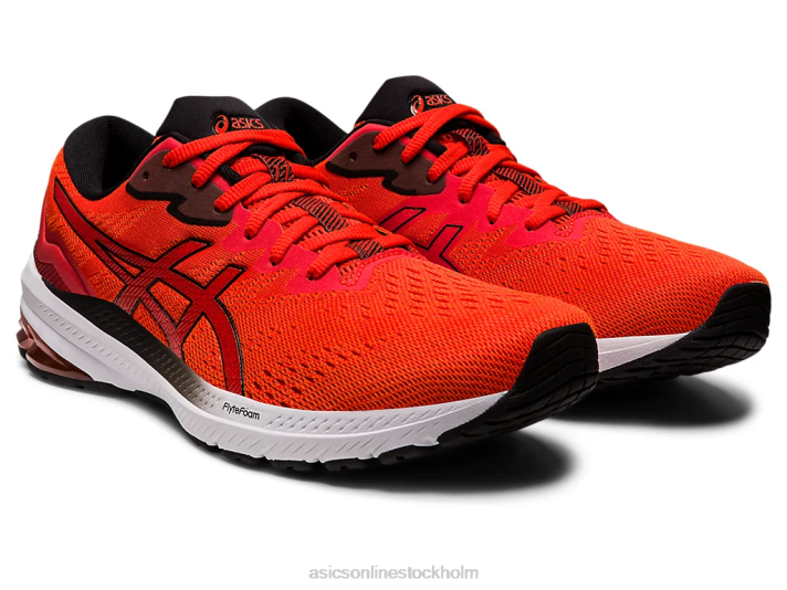 Asics gt-1000 11 män D6D0955 habanero/svart
