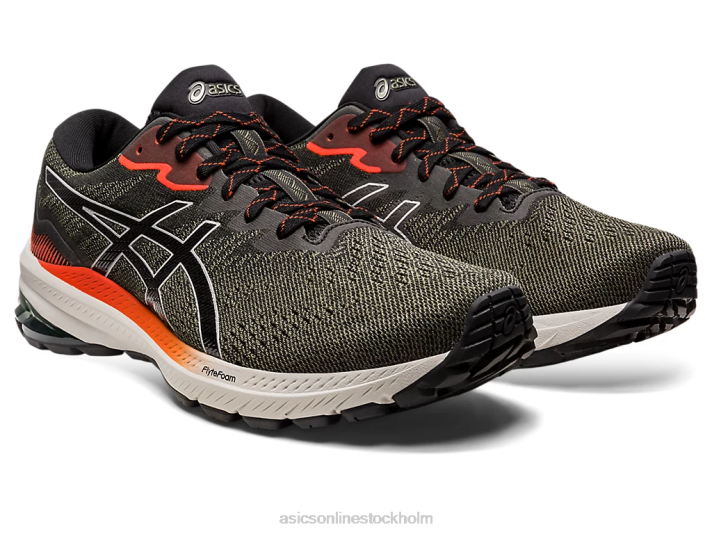 Asics gt-1000 11 tr naturbad män D6D0812 naturbad/oliv