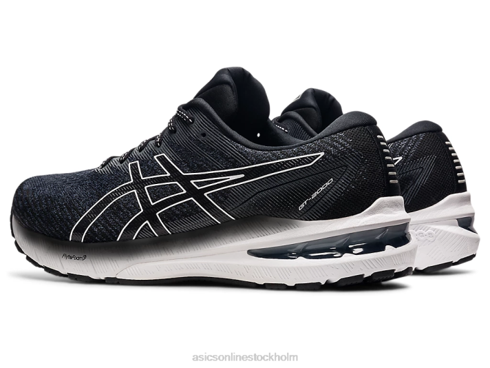 Asics gt-2000 10 bred män D6D01685 svart vit