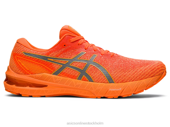 Asics gt-2000 10 lite-show män D6D01315 lite show/chockerande orange