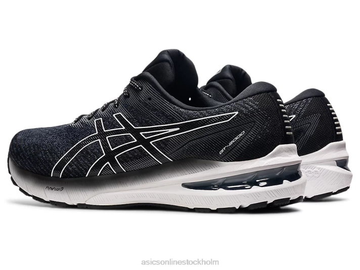 Asics gt-2000 10 män D6D01684 svart vit