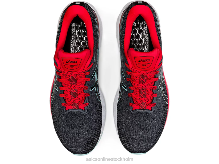 Asics gt-2000 10 män D6D01695 metropol/elektrisk röd