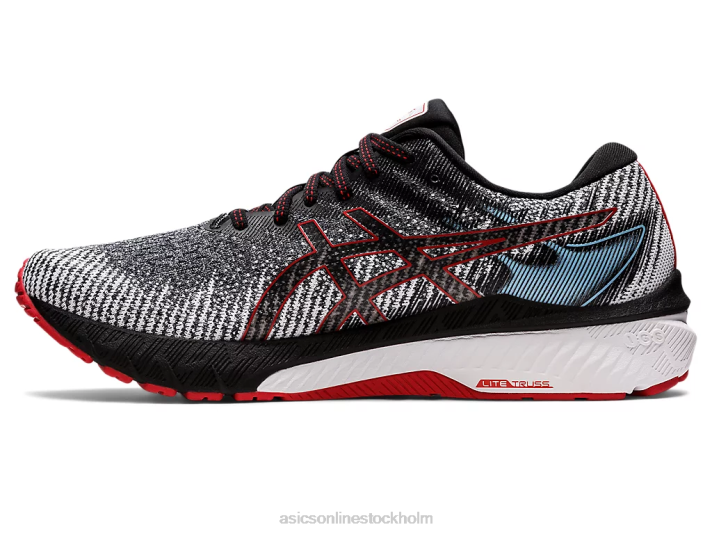 Asics gt-2000 10 män D6D01858 svart/hastighetsröd