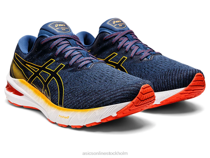 Asics gt-2000 10 män D6D0602 midnattsblå/citrus