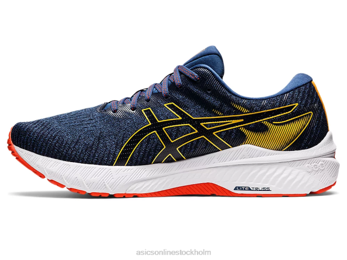 Asics gt-2000 10 män D6D0602 midnattsblå/citrus