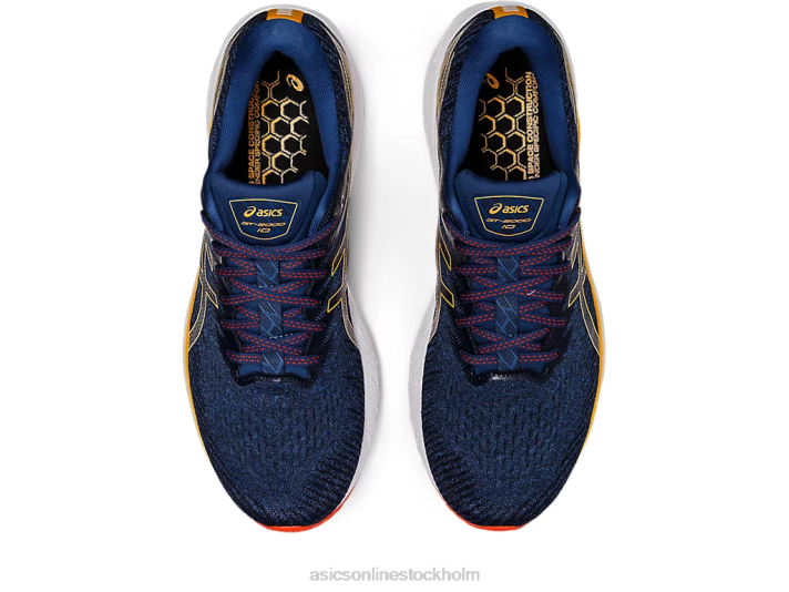 Asics gt-2000 10 män D6D0602 midnattsblå/citrus