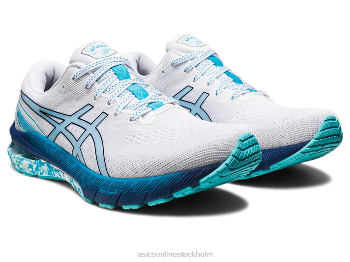 Asics gt-2000 10 män D6D0603 vit/is mynta