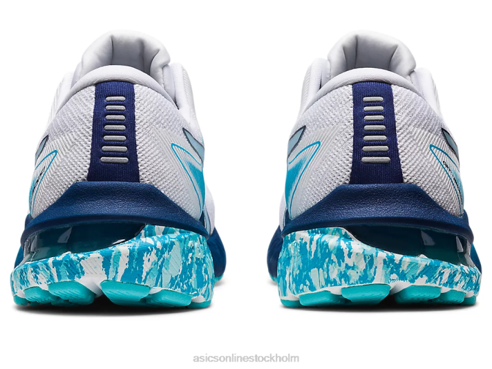 Asics gt-2000 10 män D6D0603 vit/is mynta