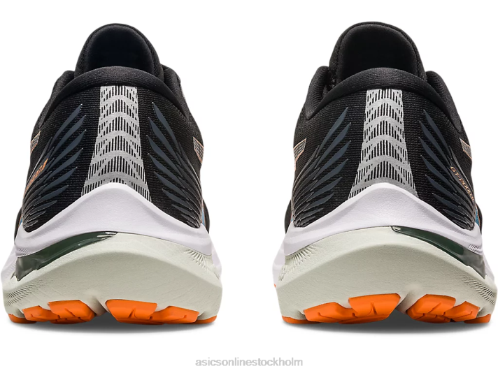 Asics gt-2000 11 bred män D6D0677 svart/sol persika