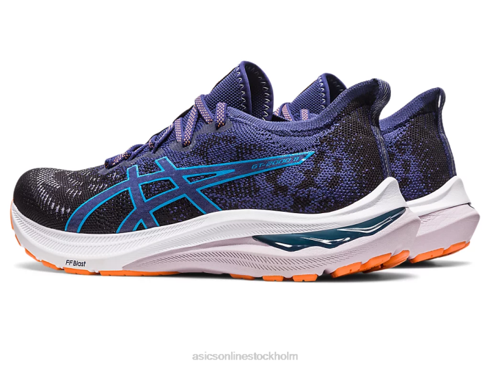 Asics gt-2000 11 mk stickad män D6D0117 svart/indigoblå