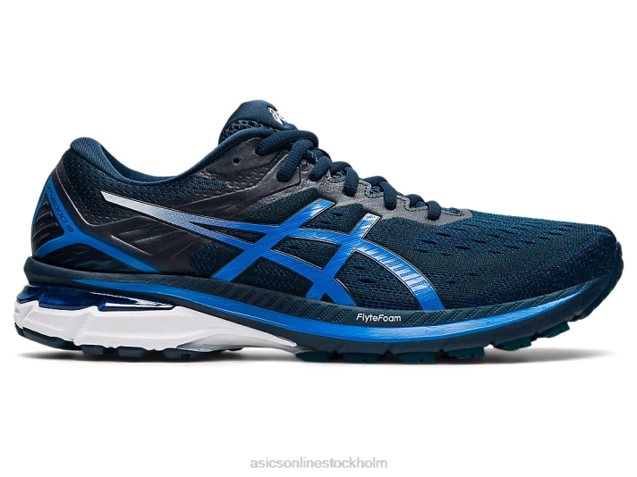 Asics gt-2000 9 män D6D01764 fransk blå/elektrisk blå