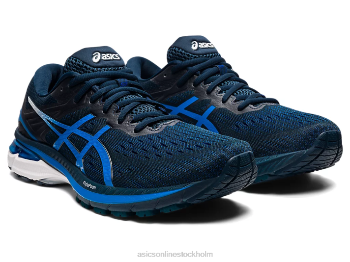 Asics gt-2000 9 män D6D01764 fransk blå/elektrisk blå