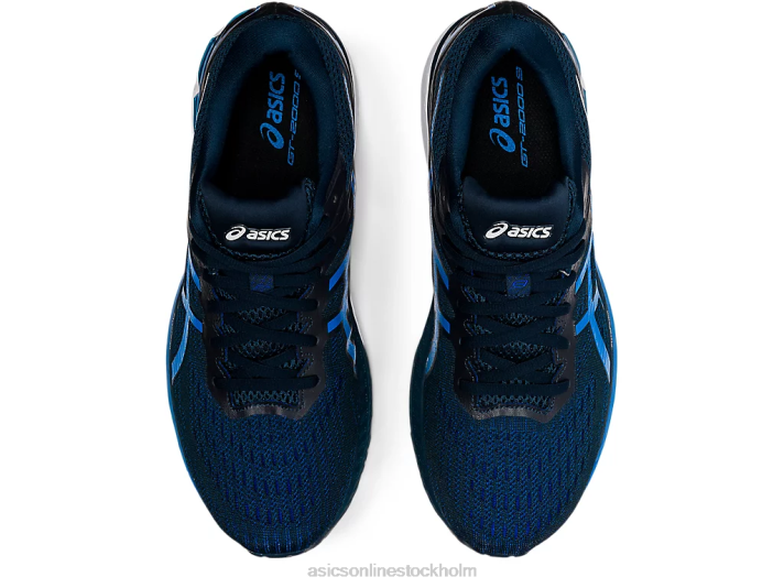 Asics gt-2000 9 män D6D01764 fransk blå/elektrisk blå