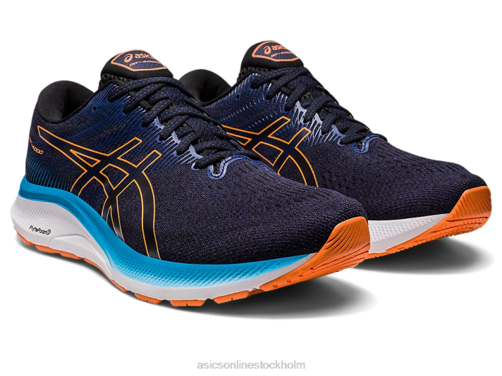 Asics gt-4000 3 män D6D0628 svart/sol persika