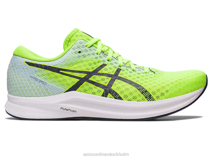 Asics hyperhastighet 2 män D6D0488 hazard grön/midnatt