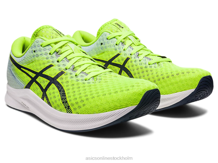 Asics hyperhastighet 2 män D6D0488 hazard grön/midnatt