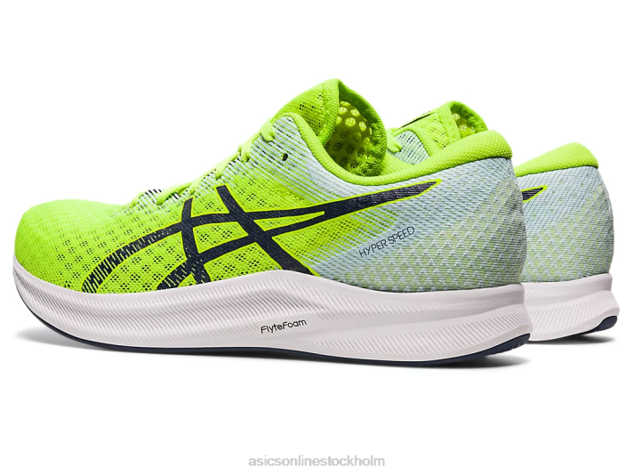 Asics hyperhastighet 2 män D6D0488 hazard grön/midnatt