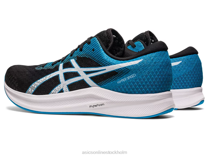 Asics hyperhastighet 2 män D6D0491 svart/öblå