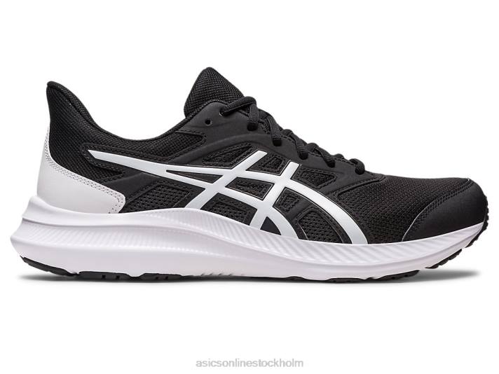 Asics ryck 4 extra bred män D6D0490 svart vit