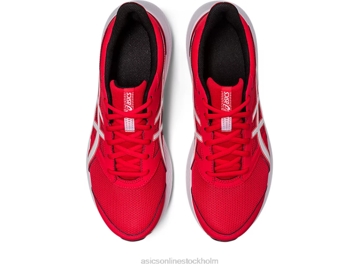 Asics ryck 4 män D6D0552 elektrisk röd/vit
