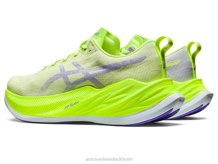 Asics superblast män D6D08 hazard grön/ametist