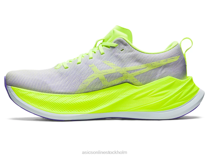 Asics superblast män D6D08 hazard grön/ametist