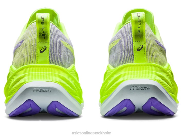 Asics superblast män D6D08 hazard grön/ametist