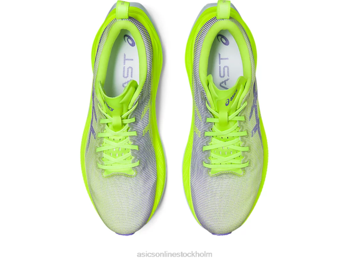 Asics superblast män D6D08 hazard grön/ametist