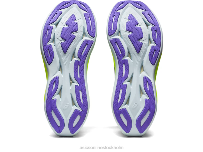Asics superblast män D6D08 hazard grön/ametist