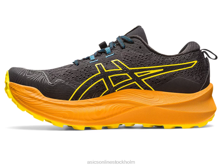 Asics trabuco max 2 män D6D0188 svart/guldgul