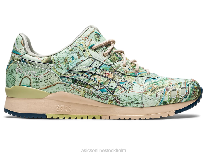 Asics atmos x gel-lyte iii og män D6D0570 isgrön/midnattsblå