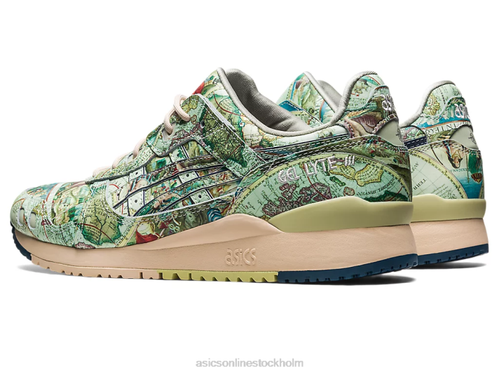 Asics atmos x gel-lyte iii og män D6D0570 isgrön/midnattsblå