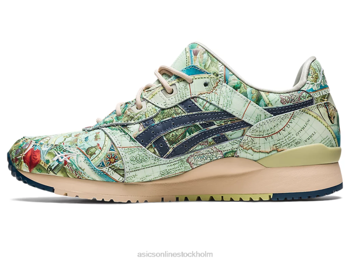 Asics atmos x gel-lyte iii og män D6D0570 isgrön/midnattsblå