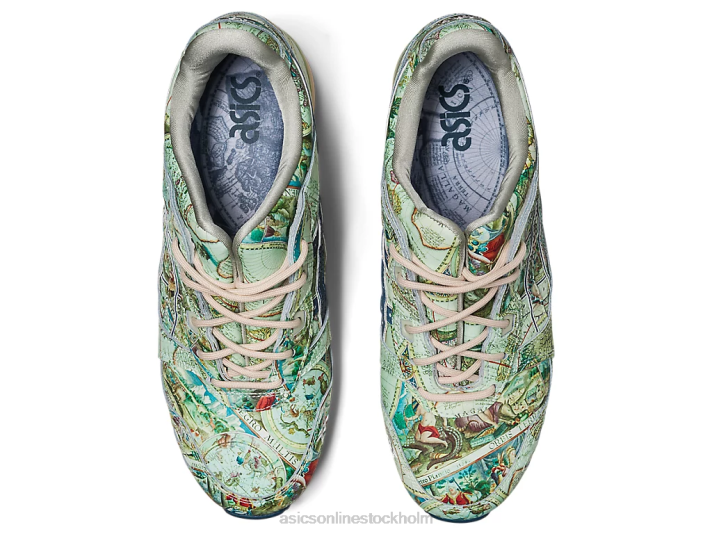 Asics atmos x gel-lyte iii og män D6D0570 isgrön/midnattsblå