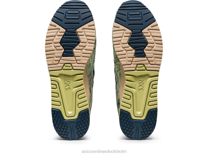 Asics atmos x gel-lyte iii og män D6D0570 isgrön/midnattsblå