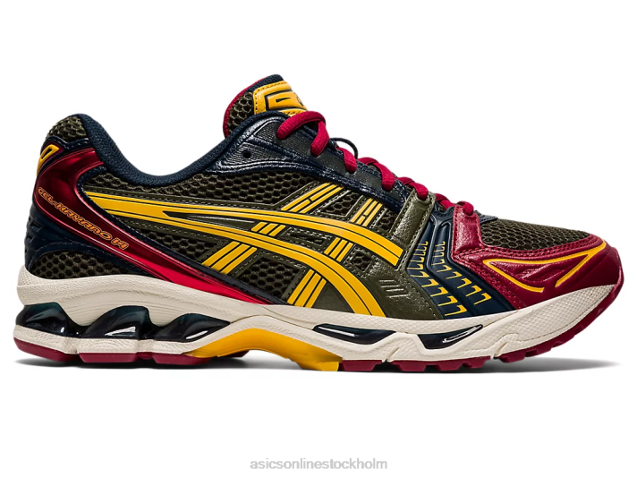 Asics gel-kayano 14 män D6D0988 olivduk/honung