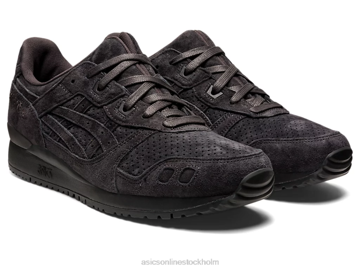 Asics gel-lyt iii män D6D0727 obsidian grå