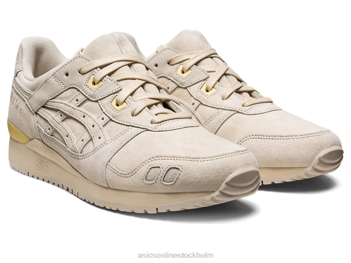 Asics gel-lyte iii och ansluta män D6D01012 vanilj/rökgrå