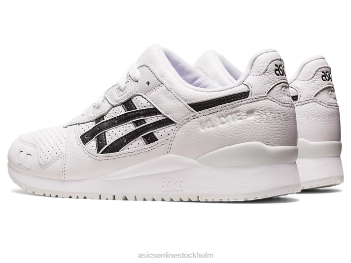Asics gel-lyte iii og män D6D01013 vit svart