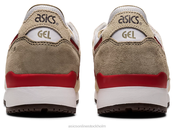 Asics gel-lyte iii og män D6D01094 rökgrå/röd varning