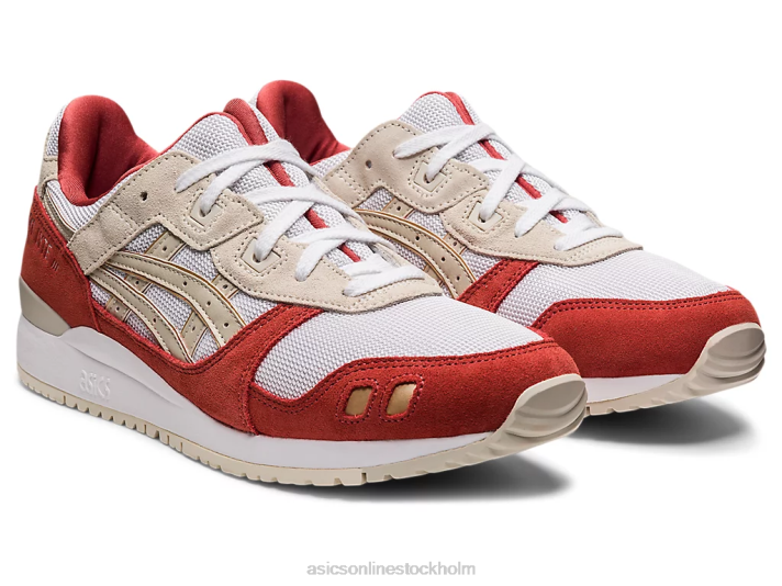 Asics gel-lyte iii og män D6D01124 vit/rökgrå